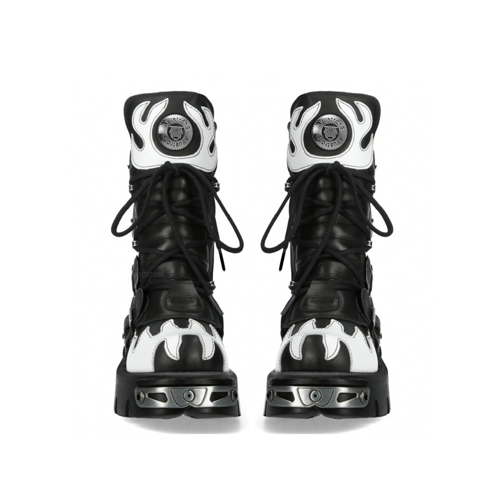 Fashion New Men's Flame Metal  - Guipure Lace Panel ulasan dan harga