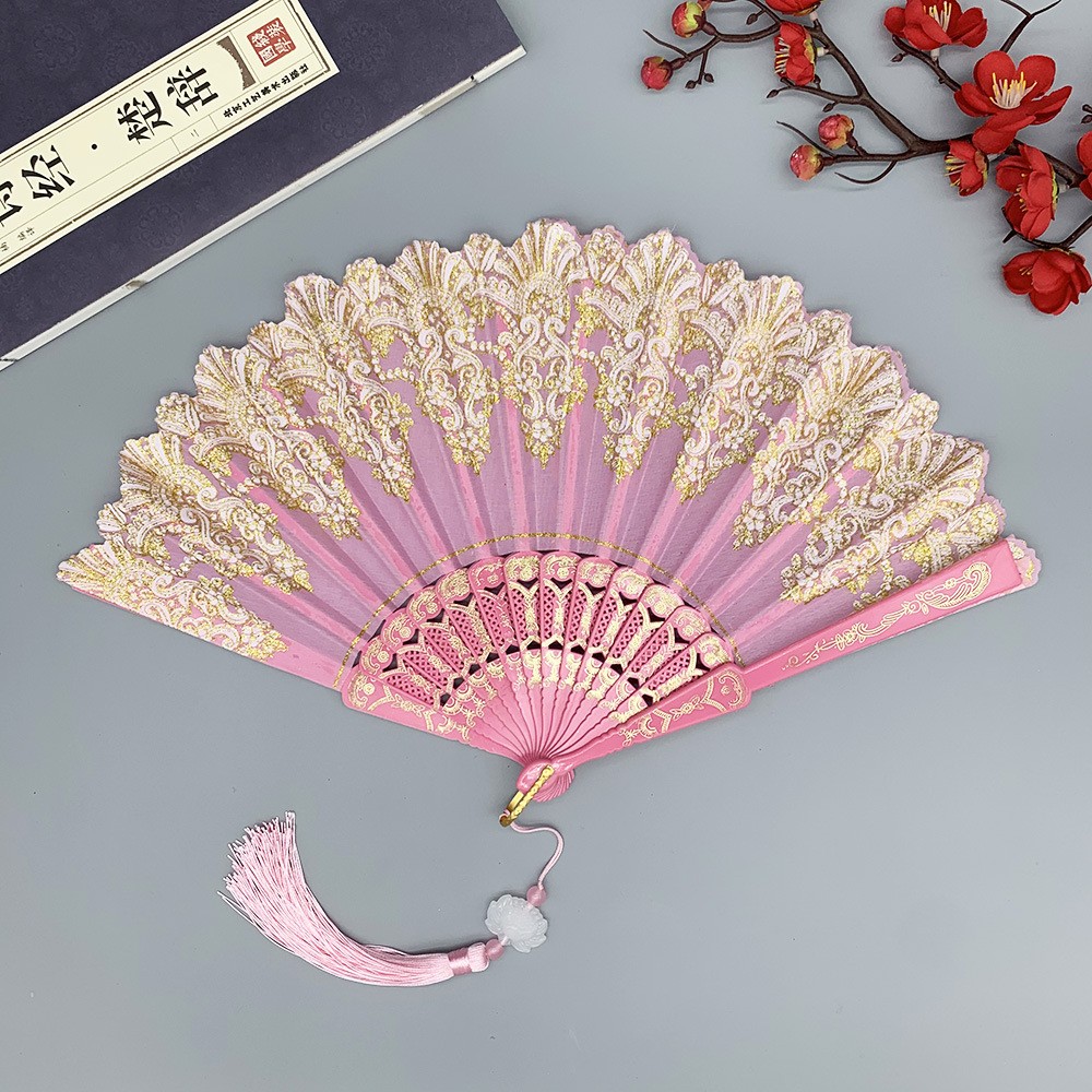 Chinese Craft Retro Folding Ha - Tassel Fringe Trim ulasan dan harga