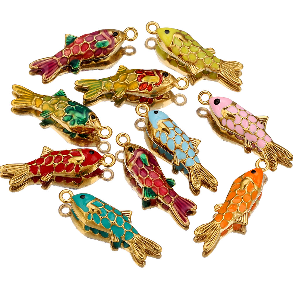 2pcs Stainless Steel Colorful  - Embellishment Crafts ulasan dan harga