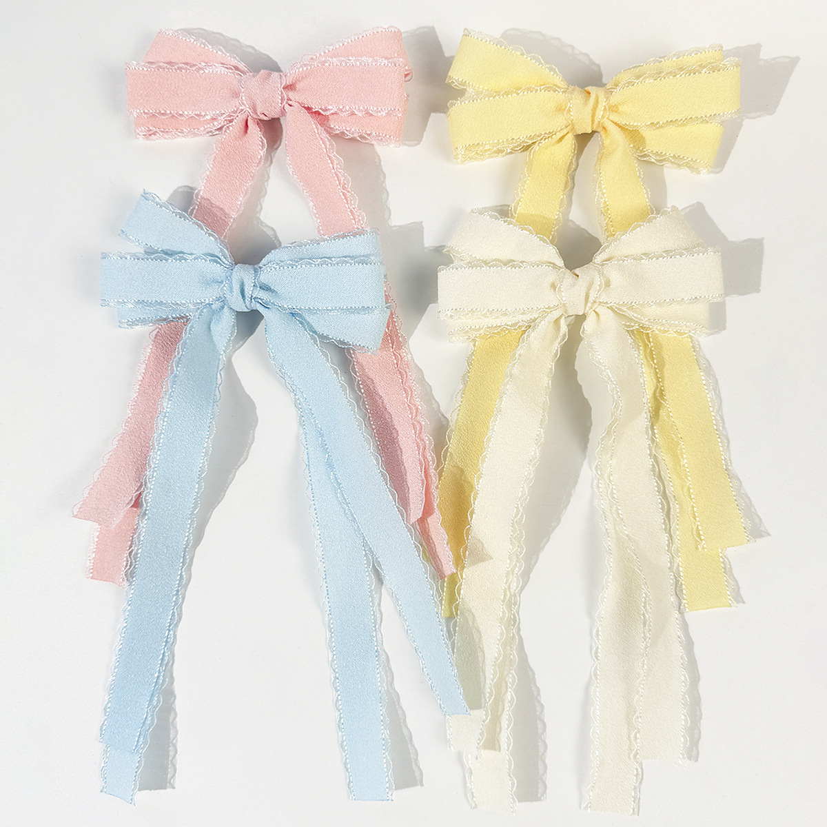 Bulk 20pc Long Tassel Hair Cli - Lace Ribbon Trim ulasan dan harga