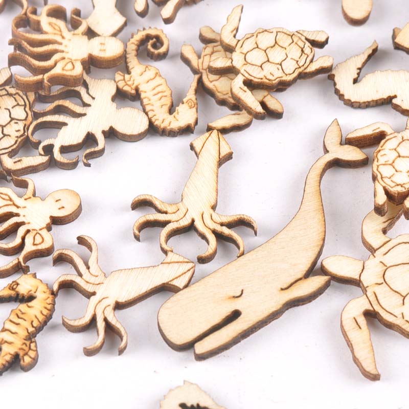 20Pcs 25-40mm Sea Turtle/horse - Craft Embellishments ulasan dan harga