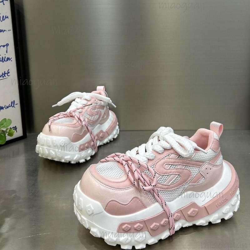 Women's Chunky Platform Dad Sn - Guipure Lace Panel ulasan dan harga