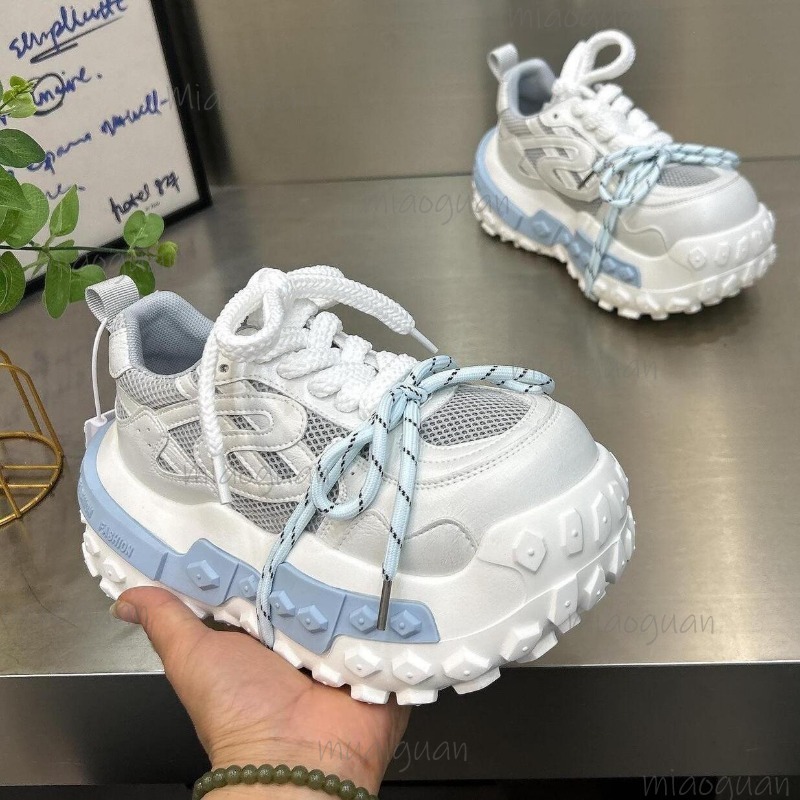 Women's Chunky Platform Dad Sn - Guipure Lace Panel ulasan dan harga