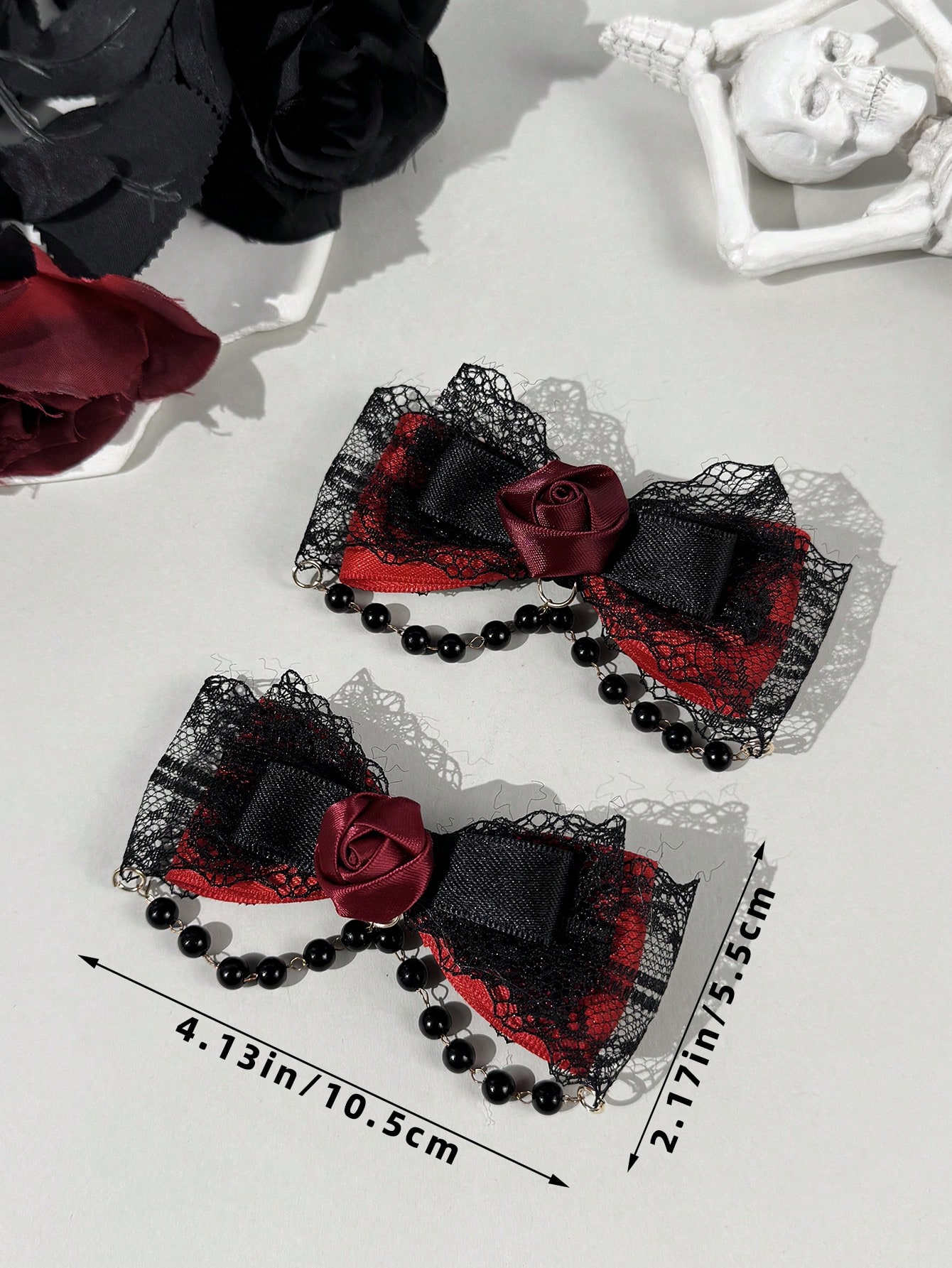 2-piece Gothic style lace ribb - Lace Ribbon Trim ulasan dan harga