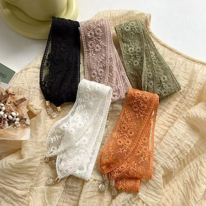 1PC Flower Lace Ribbon Hair Sc - Lace Ribbon Trim ulasan dan harga