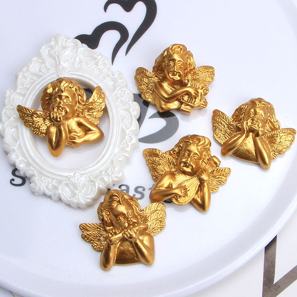 15pcs Resin Angel Accessories  - Embellishment Crafts ulasan dan harga