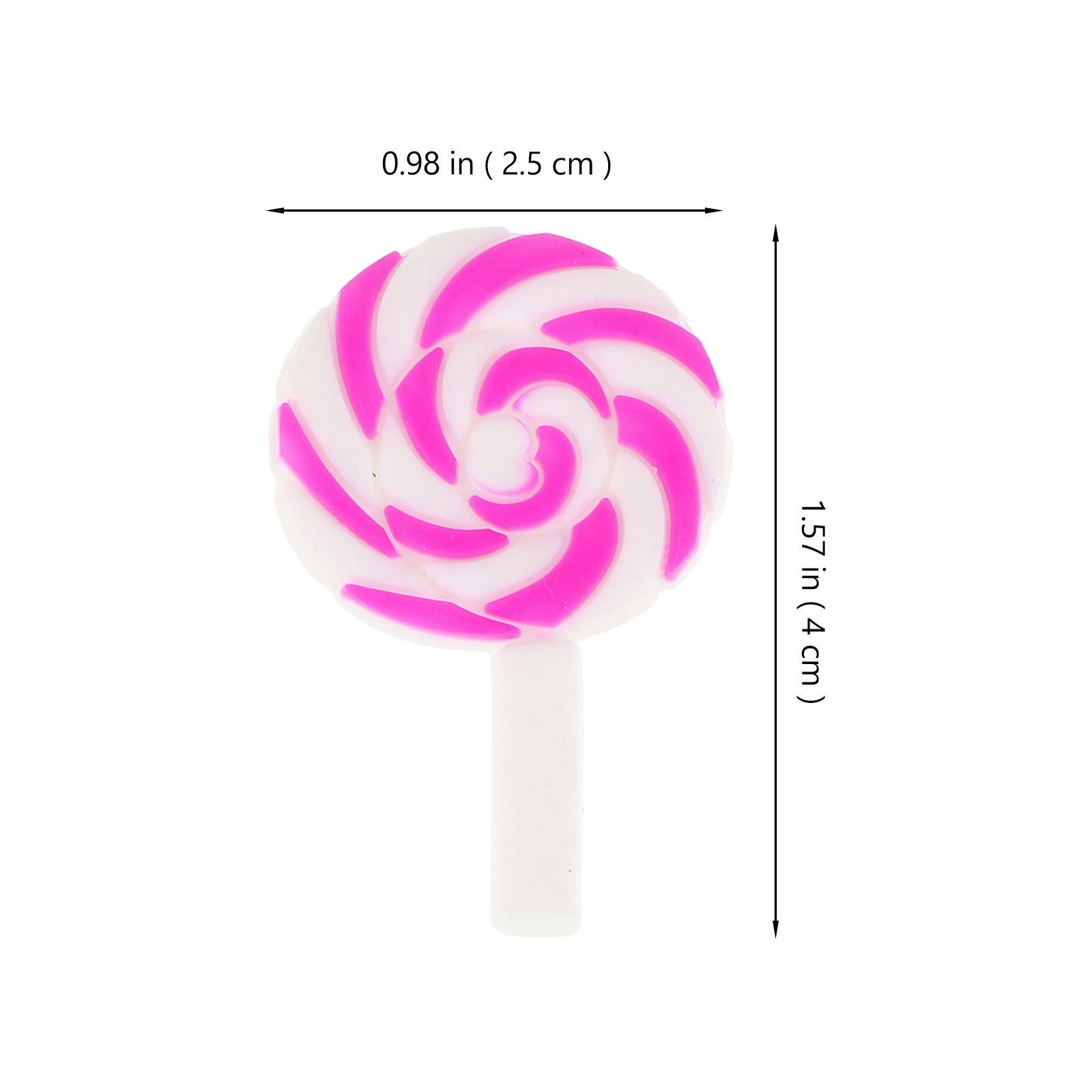 36Pcs Vibrant Rainbow Lollipop - Craft Embellishments ulasan dan harga