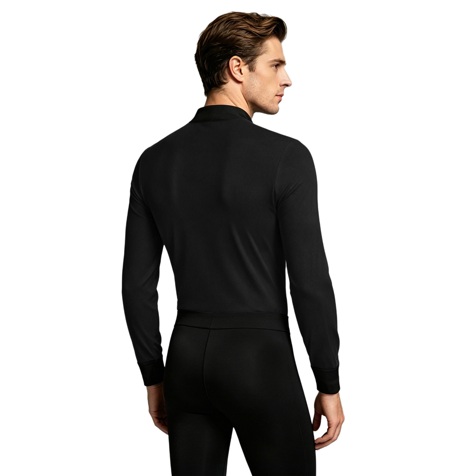 Mens Latin Jazz Dance Leotard  - Rhinestone Banding Trim ulasan dan harga