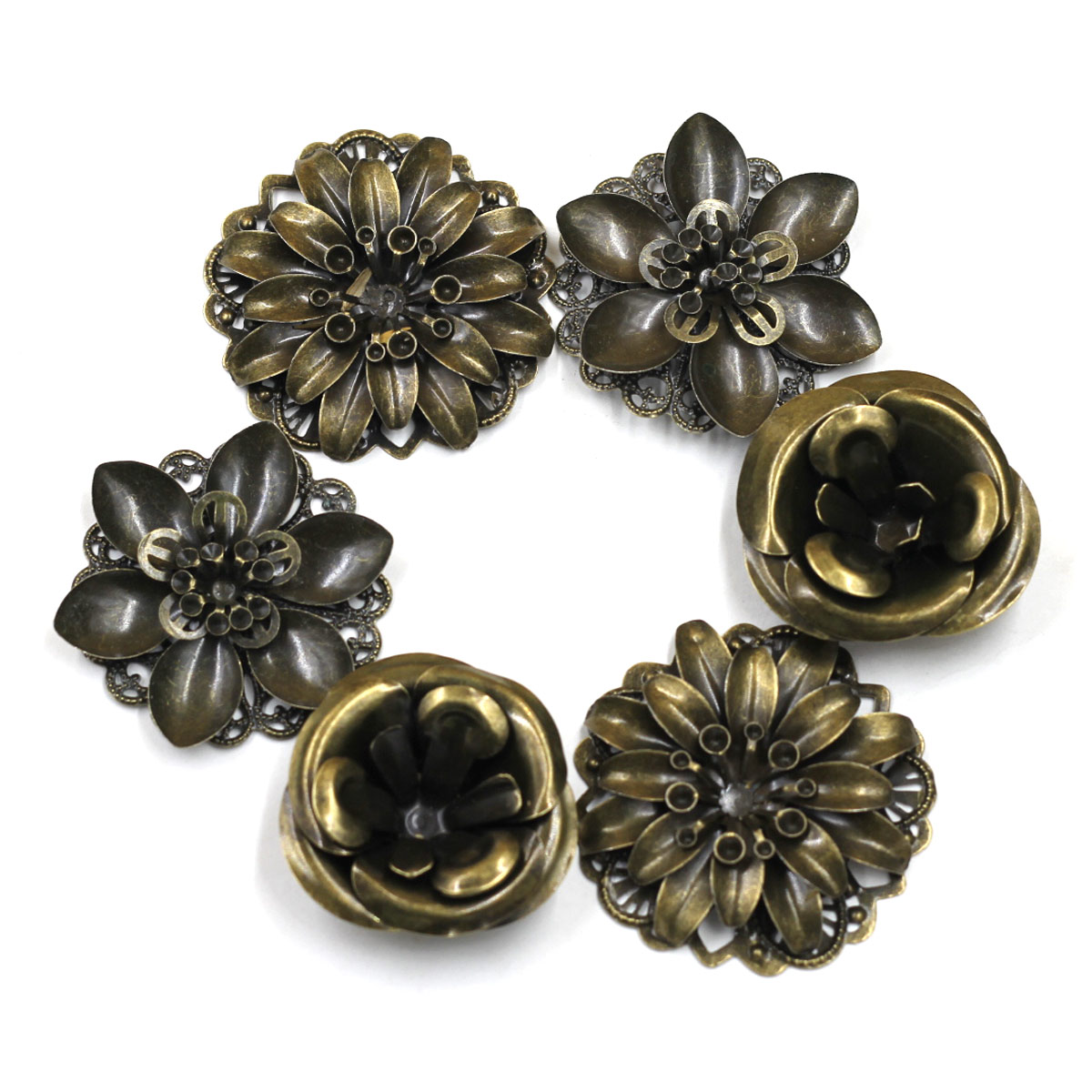 6Pcs Embellishments Combinatio - Embellishment Crafts ulasan dan harga