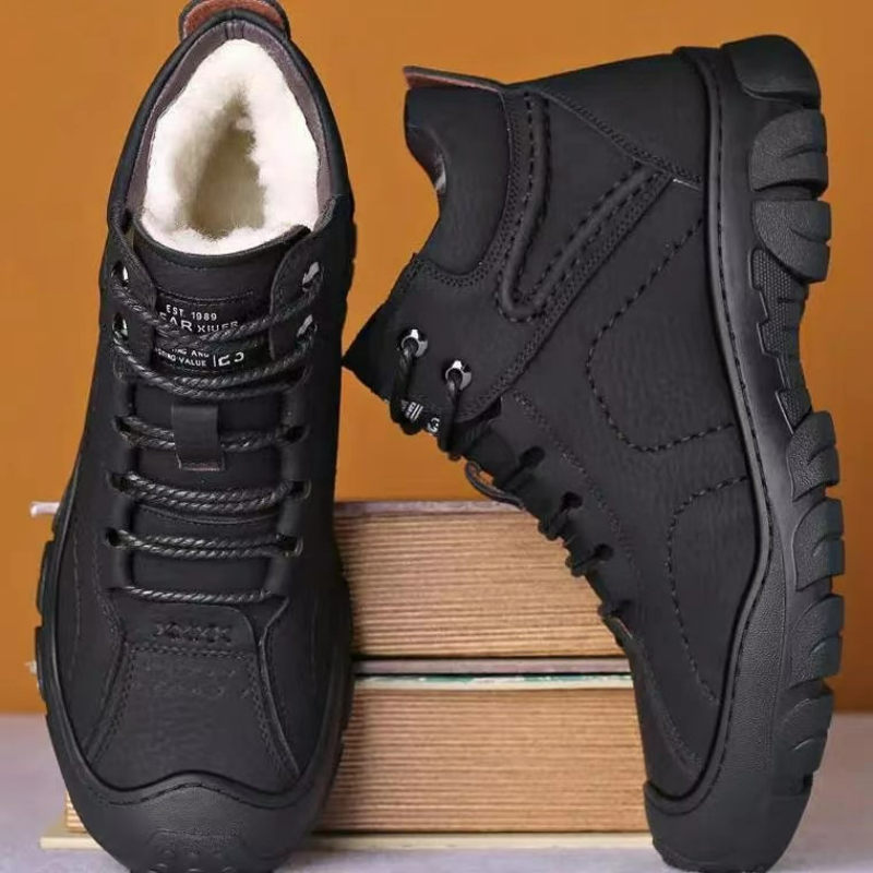 Men's Boots Lace Up Ankle Boot - Guipure Lace Panel ulasan dan harga
