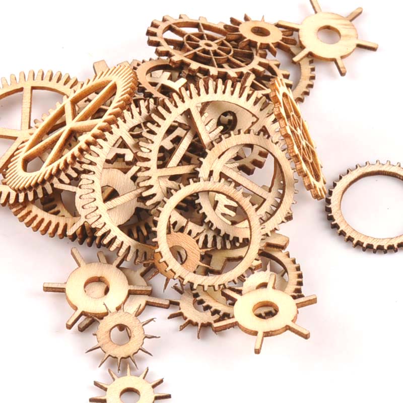 20-40mm 36pcs Unfinished Wood  - Craft Embellishments ulasan dan harga