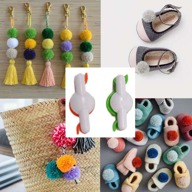 D8KF 2pcs Pom-Pom Maker for Fl - Pom Pom Maker Tool ulasan dan harga