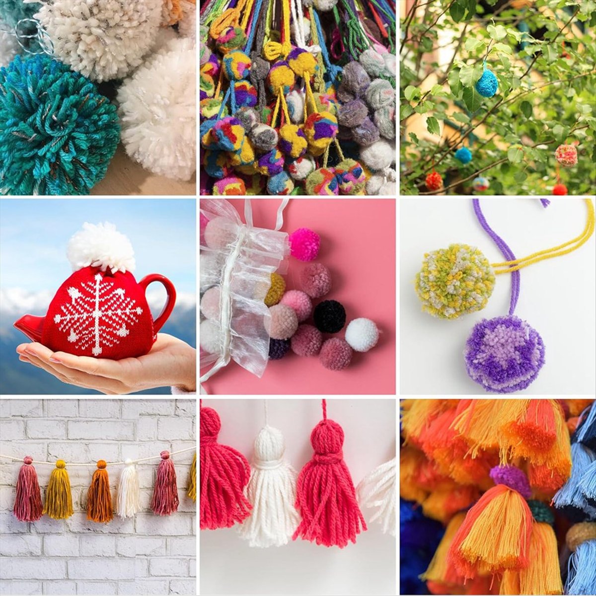 KSOL Pom Makers Set Tool Winde - Pom Pom Maker Tool ulasan dan harga