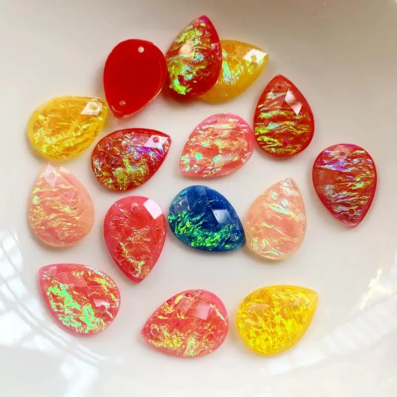 15pcs 13*18mm Tear drop Rhines - Sew On Rhinestone ulasan dan harga