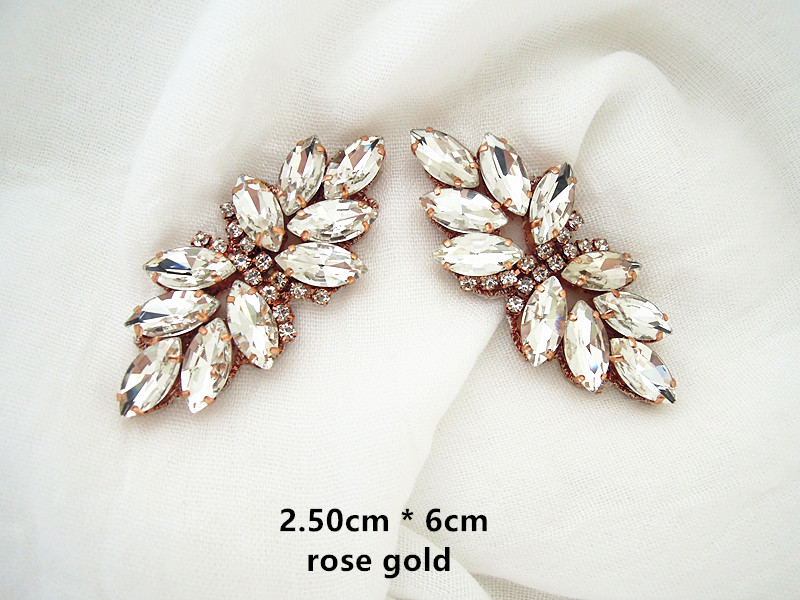 (1PC) Silver gold rhinestone b - Sew On Rhinestone ulasan dan harga